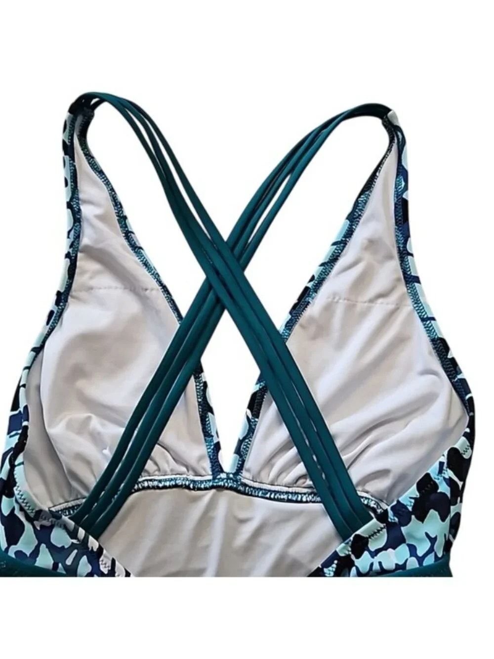 CUPSHE One Piece Swimsuit Small New Beach Vacation Women's Tropical Resort - Picture 8 of 10